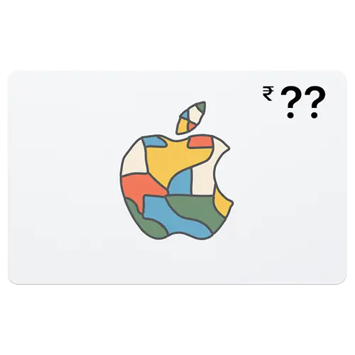 Apple App Store 礼品卡 ₹1000INR（印度）