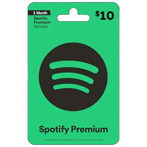 Spotify Premium 礼品卡 $10（美国）